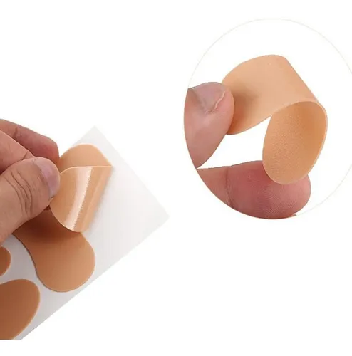 Almohadilla Parche Adhesiva Protectora Talon Y Pie Color Piel | MercadoLibre