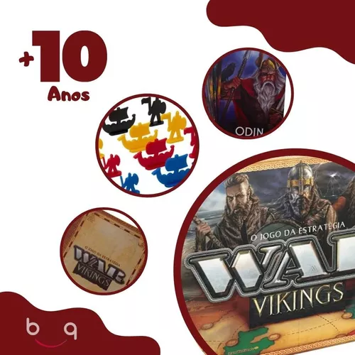 COMPREI O JOGO DE TABULEIRO WAR VIKINGS - LOJA GROW! 