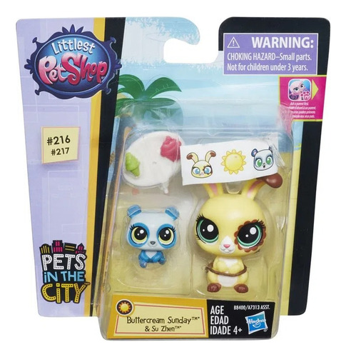 Littlest Pet Shop Lps Buttercream Sunday & Su Zhen #216 #217