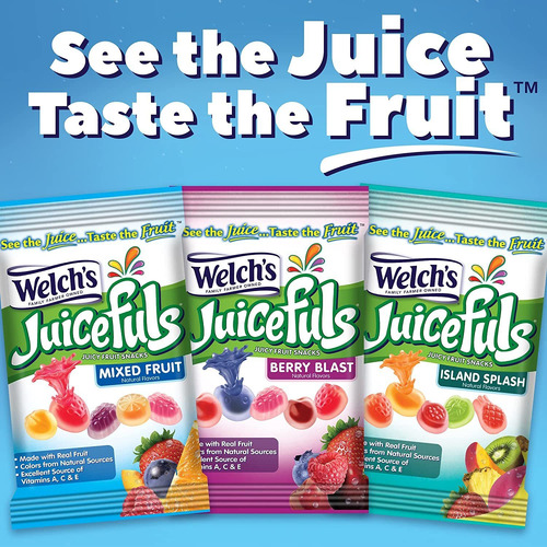 Welchs Juicefuls - Bocadillos De Frutas Jugosas, Frutas Mixt
