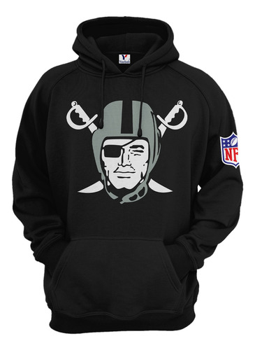 Sudadera Raiders, Unisex Con Capucha