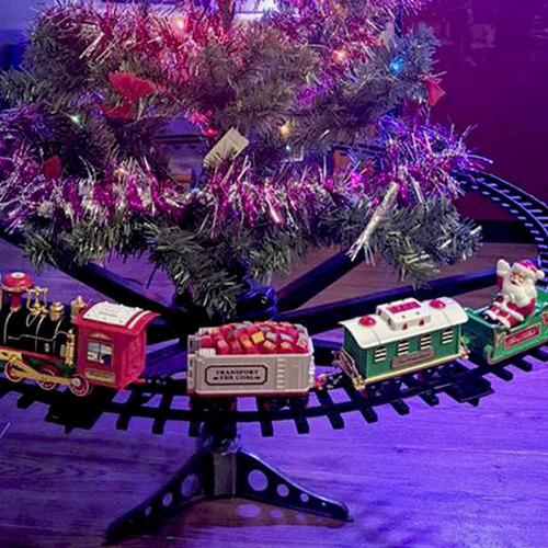 Decoración Eléctrica Para Árbol De Juguete Con Forma De Tren