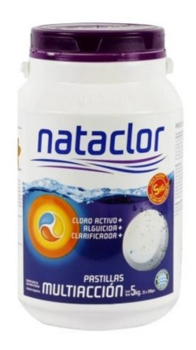 Cloro En Pastillas Multiacción Nataclor X 5 Kg 