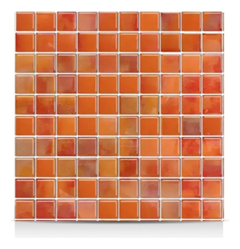 Malla 30x30 Mosaico Tweet Naranja Piu