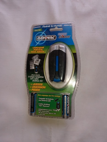 Cargador De Pilas Rayovac Con Linterna Led