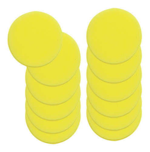 12 Almohadillas Para Pulir Automóviles, Aplicador De Cera,