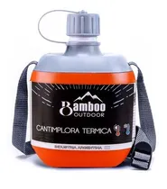Comprar Cantimplora Termica Bamboo 600cc Frio 7hs Calor 4hs Colores