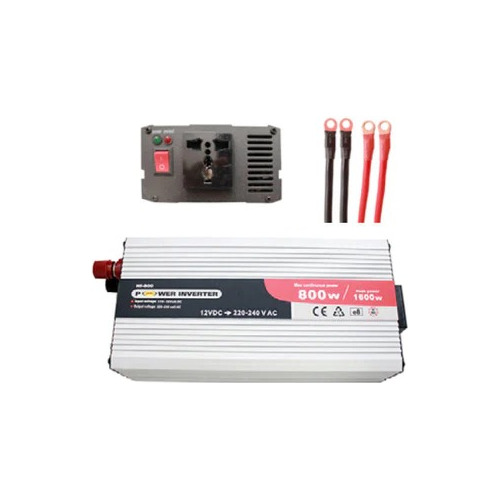 Inversor De Voltaje 12v A 220v Con Capacidad De 800watt