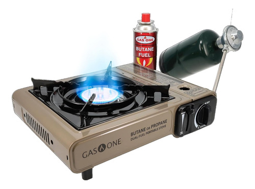 Estufa Portátil De Doble Combustible Para Camping Gas One