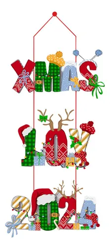 comprar Puerta Colgante De Navidad Feliz Navidad Con Carta De Papá N