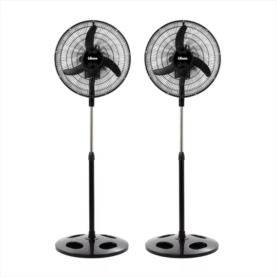 Combo X2 Ventilador De Pie Orbital Liliana 18 Pulgadas