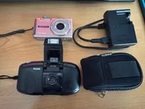 Comprar Lote De 2 Camaras, Kodak Cameo Ex Y Olympus Fe-340 Negro