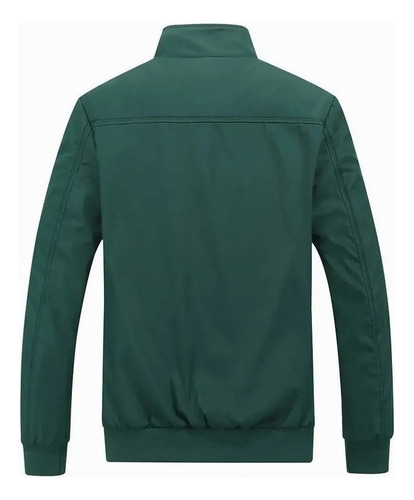Chamarra Cortavientos Casual Chamarra De Hombre De Color Sól