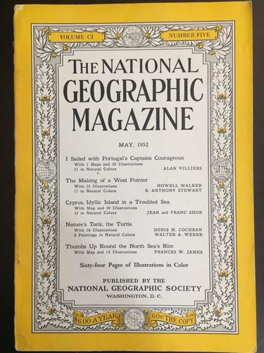 Revista National Geographic Mayo 1952