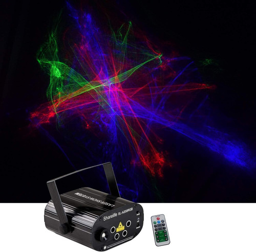 Efecto Láser Sharelife Mini Rgrb Hypnotic Aurora Laser Effec
