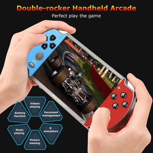 Console Rocker Game Console Em 8 Gb Para Dois Jogadores, Emb