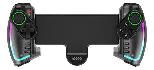 Controle Joystick Sem Fio Ipega Pg-9777s Rgb Bluetooth Cor Preto