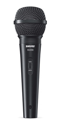 Microfone Unidirecional Cardioide Bastão Sv200-w - Shure