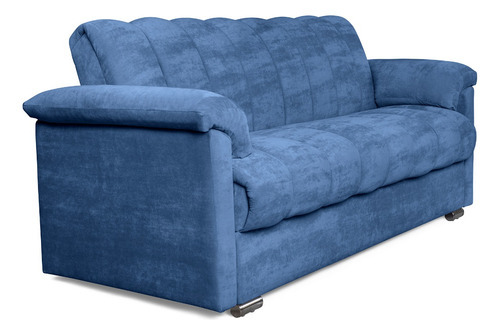 Sofa Cama Individual Plegable Sillon Moderno Mercury Cosmic Color Azul