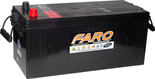 Batería Faro 12-180 Reforz (scania, Mercedes, Volvo, Cargo) Derecho