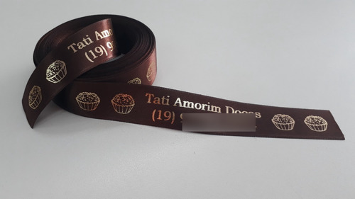Fita Cetim Personalizada 22 Mm - 300 Metros