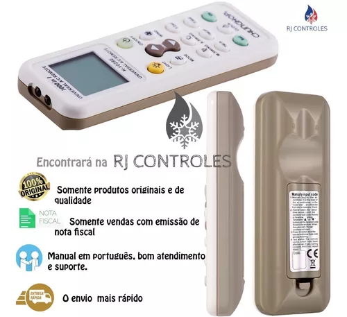 CONTROLE REMOTO RHEEM SPLIT HI WALL TODOS PR336861288HW - Eletrogel  Refrigeração Ar condicionado e Peças : Eletrogel Refrigeração Ar  condicionado e Peças