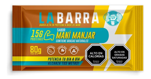 Pack Barra Protein Sabor Maní Manjar - 15 Gr De Proteína