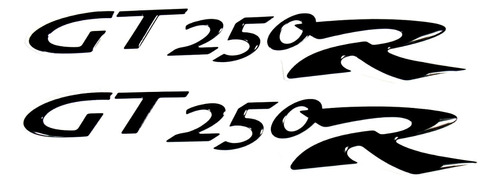 Emblema Adesivo Resinado Kasinski Gt 250r Gt250r Preto Rs19 Cor Gt 250r Preto
