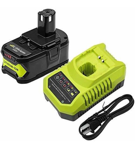 .ah High Capacity Replacement For Ryobi 5 Lithium Ion