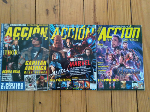 Lote Revistas Acción Reload Especial Superhéroes. 