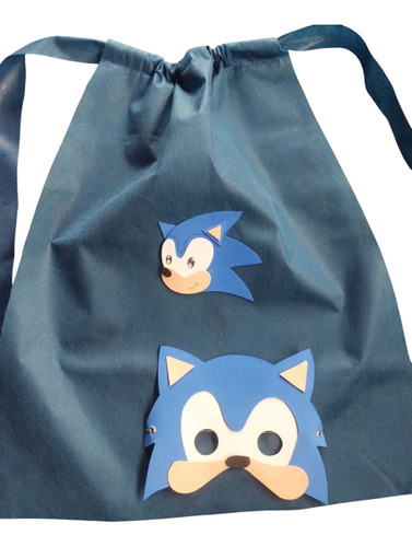 Capas Más Máscara Superhéroes, Stitch, Mario Bros, Sonic Etc Variado Infantil