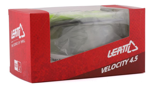Imagen 4 de 4 de Goggles Marca Leatt Velocity 4.5 Color Amarillo/verde Neòn