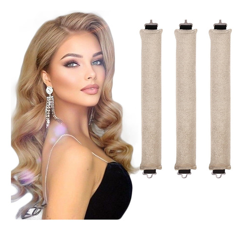 Heatless Hair Curler Overnight Blowout Rods High Resilience