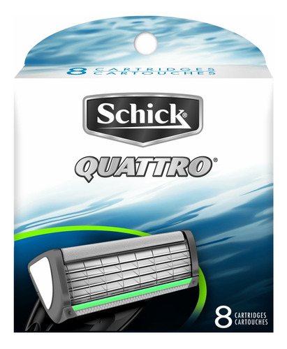 Cartuchos De Recambio De Schick Quattro , 8