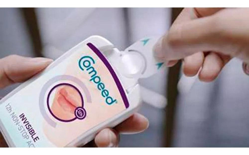 Kit Herpes Labial Pomada Abreva + Compeed Invisível