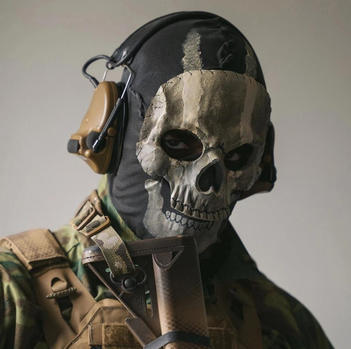 Mwii Ghost Mask Cod Cosplay Airsoft, Máscara Táctica De Cala