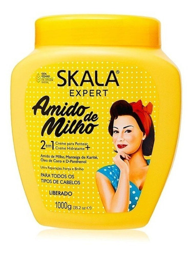 Crema Skala Amido De Milho X 1 Kg. 2 En 1 Perfumeria Ricky