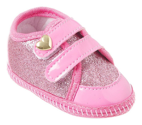 Imagem 1 de 1 de Sapatinho Bebe Tênis Menina Baby Shoes