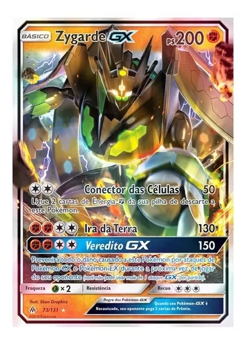 carta pokémon zygarde gx rara - Comprar Cartas Colecionáveis