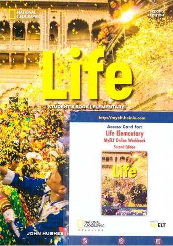 Life British Elementary: Student Book + WebApp + MyLifeOnline (Online Workbook), de Hughes, John. Editora Cengage Learning Edições Ltda., capa mole em inglês, 2018