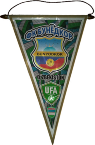 Banderin 37cm Full Color Futbol Uzbekistan Elegir Equipo Pfk Bunyodkor Pfk Bunyodkor