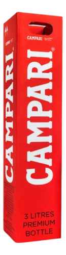 Campari Italiano Bitter Importado - Garrafa 3 Litros