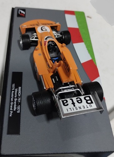 March 751 -1975 Vittorio Brambilla F1 Coleccion Panini 1:43