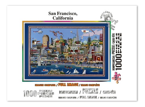 Rompecabezas Premium 1000 Pz, San Francisco California