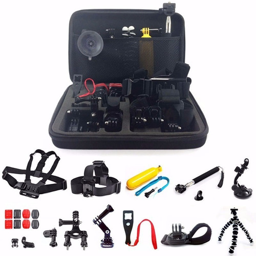 Kit 24 En 1 Accesorios Go Pro Hero Completo Gopro