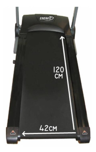 Cinta de correr eléctrica Enerfit 720 Plus 220V color negro