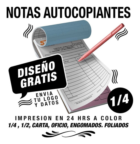 3 Millares De Notas - Remisión Autocopiable Urgentes 2 Dias