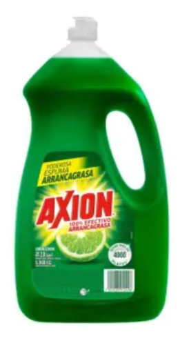 Lavatrastes Líquido Axion Limón 2.8 Litros (4 Botellas)