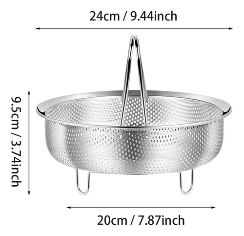 Cesta De Vaporizador De Acero Inoxidable Arrolador Vaporera