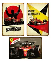 Comprar Combo Chapas Vintage Fórmula 1 Ferrari 20x30cm X3 Unid Combo Chapas Vintage Ferrari Fórmula 1